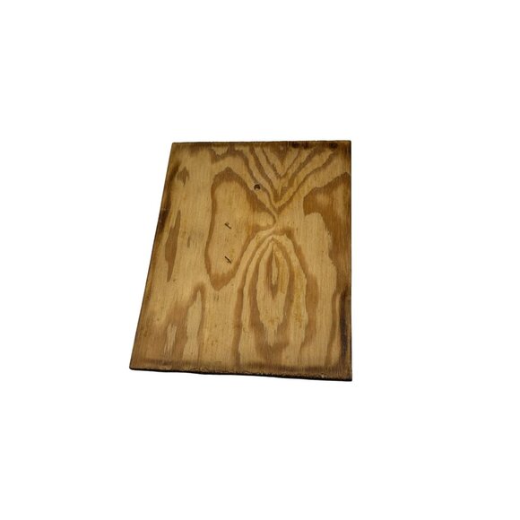 Vintage Footprints wooden lacquered plaque beach scene with sunrise - Picture 2 of 4